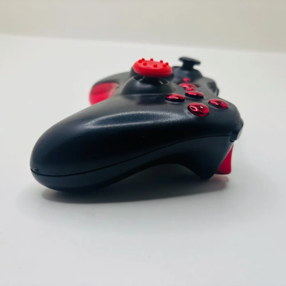 OEM Black & Red Microsoft Xbox 360 Wireless Controller 1403 - FOR PARTS